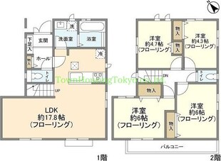 Ｋｏｌｅｔ府中四谷＃０８の物件間取画像